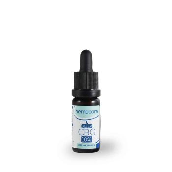 Sleep Hempcare CBG 10% 10ml flesje front view